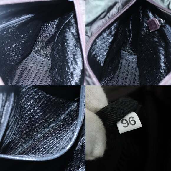 PRADA Chain Shoulder Bag Nylon Khaki - Picture 12 of 12